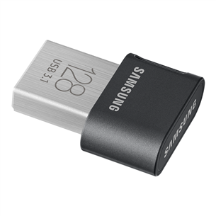 Samsung FIT Plus, USB 3.1, 128 GB, melna - USB zibatmiņa