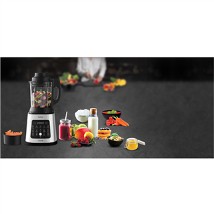 Tefal Perfectmix Cook, 1400 W, silver - Heating high-speed blender