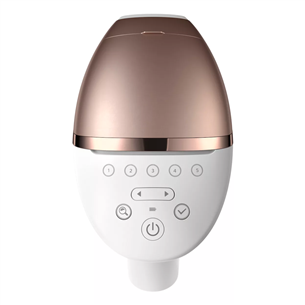 Philips Lumea IPL 9900, SenseIQ, white/golden - IPL hair removal