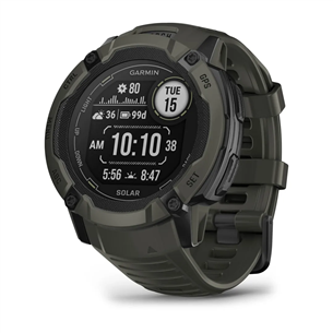 Garmin Instinct 2X Solar, tumši zaļa - Viedpulkstenis 010-02805-05