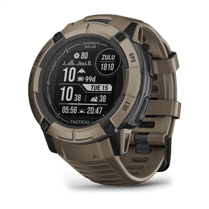 Garmin Instinct 2X Solar, Tactical Edition, коричневый - Спортивные часы
