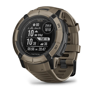 Garmin Instinct 2X Solar, Tactical Edition, коричневый - Спортивные часы 010-02805-02