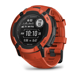 Garmin Instinct 2X Solar, красный - Спортивные часы 010-02805-01