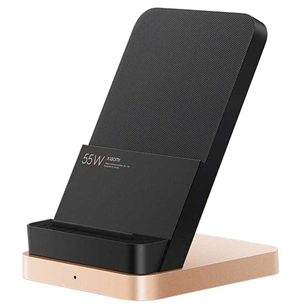 Xiaomi 50W Wireless Charging Stand, melna/zelta - Bezvadu lādētājs