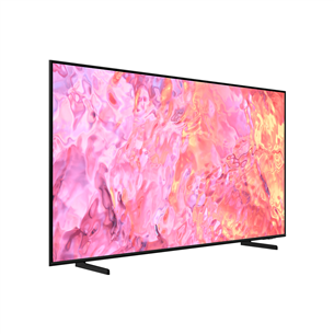 Samsung Q60C, 50", Ultra HD, QLED, боковые ножки, черный - Телевизор