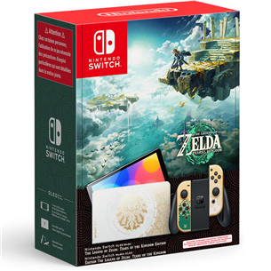 Nintendo Switch OLED, The Legend of Zelda: Tears of the Kingdom Edition - Spēļu konsole 045496453572