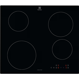 Electrolux 300 Basic, platums 52 cm, bez rāmja, melna - Iebūvējama indukcijas plīts virsma LIB60420CK