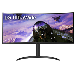 LG UltraWide WP65CP, 34", curved, QHD, LED VA, 160 Hz, black - Monitor 34WP65CP-B