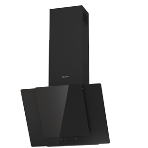 Hisense, 650 m³/h, 60 cm, black - Cooker hood