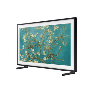 Samsung The Frame LS03C, 32", Full HD, QLED, sānu statīvs, melna - Televizors