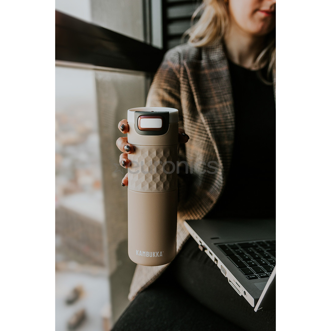 Kambukka Etna Grip, 500 мл, бежевый - Термокружка