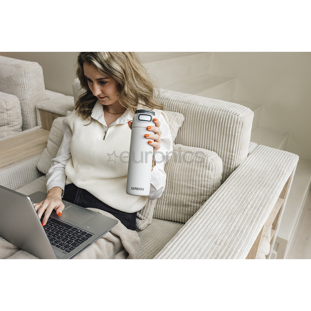 Kambukka Elton Insulated, Chalk White, 600 ml - Water bottle