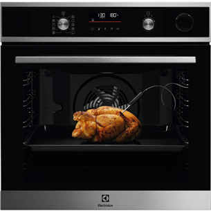 Electrolux SteamCrisp 700, 72 L, pyrolytic cleaning, 45 functions, stainless steel - Built-in steam oven