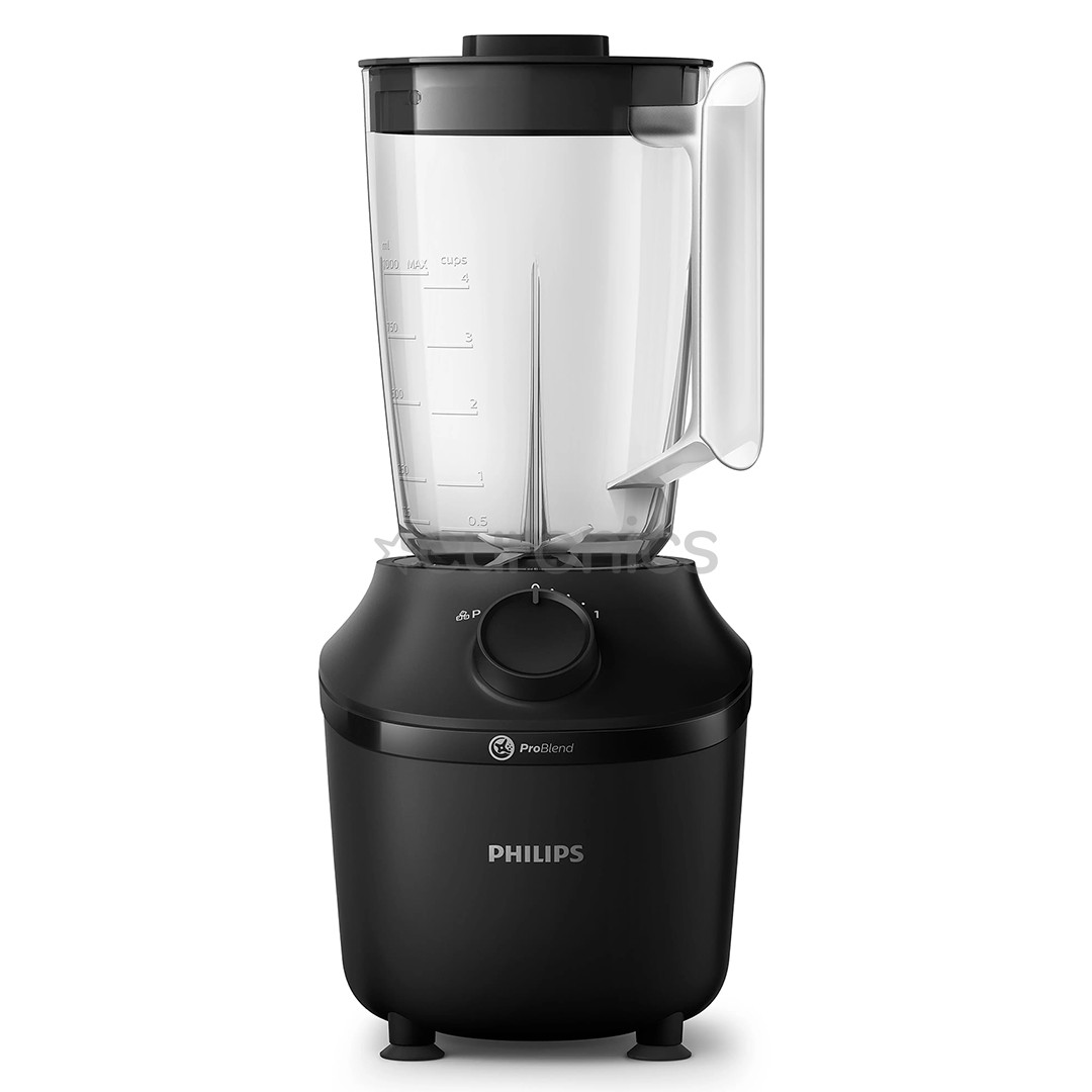 Philips 3000 Series, 600 W, 1.25 L, black - Blender