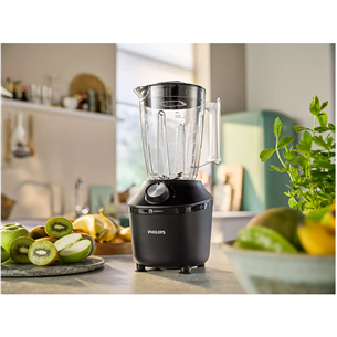 Philips 3000 Series, 600 W, 1.25 L, black - Blender