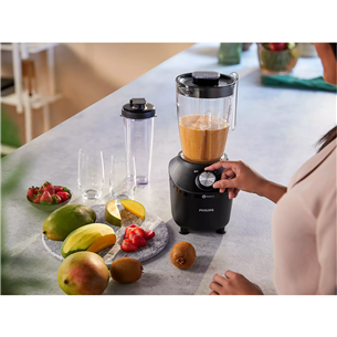 Philips 3000 Series, 600 W, 1.25 L, black - Blender