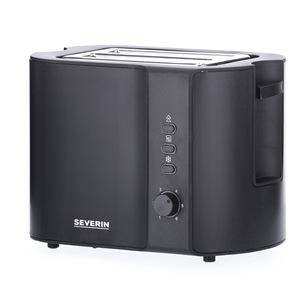 Severin, 800 W, black - Toaster AT9552