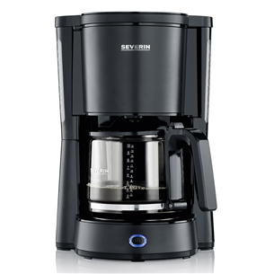 Severin, 1000 W, 1.25 L, black - Filter coffee machine