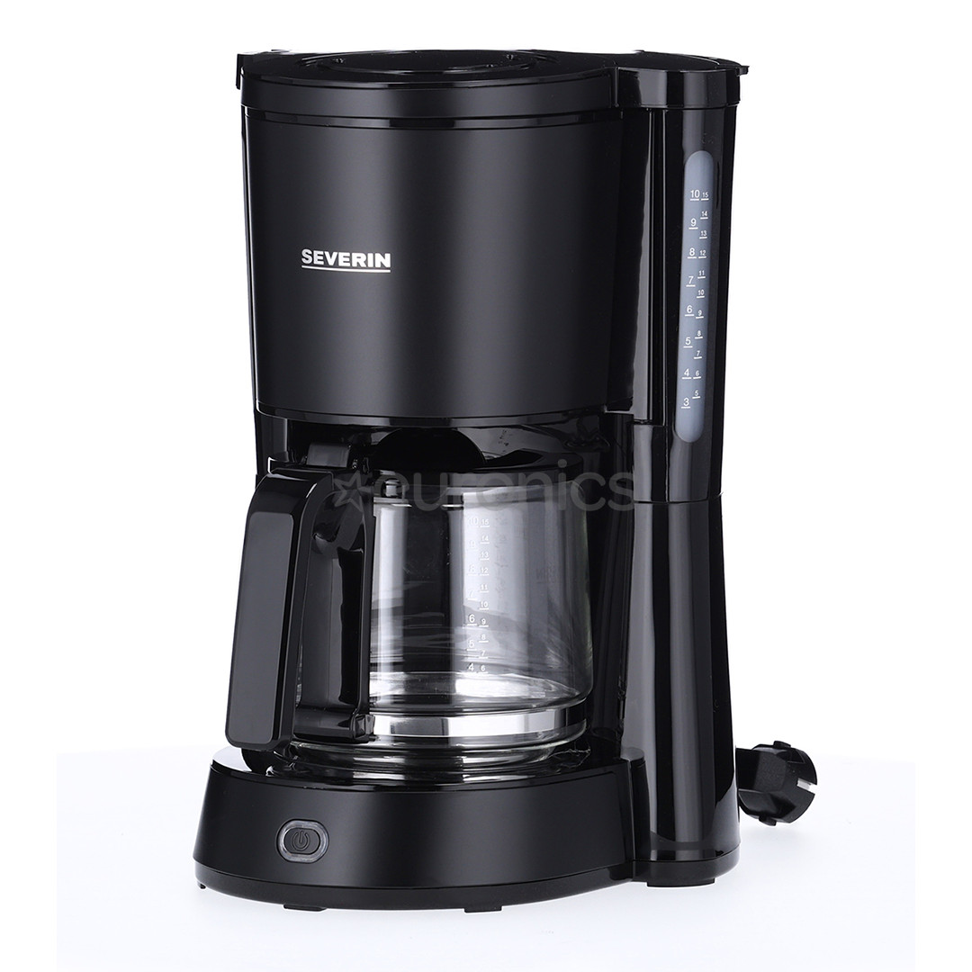 Severin, 1000 W, 1.25 L, black - Filter coffee machine
