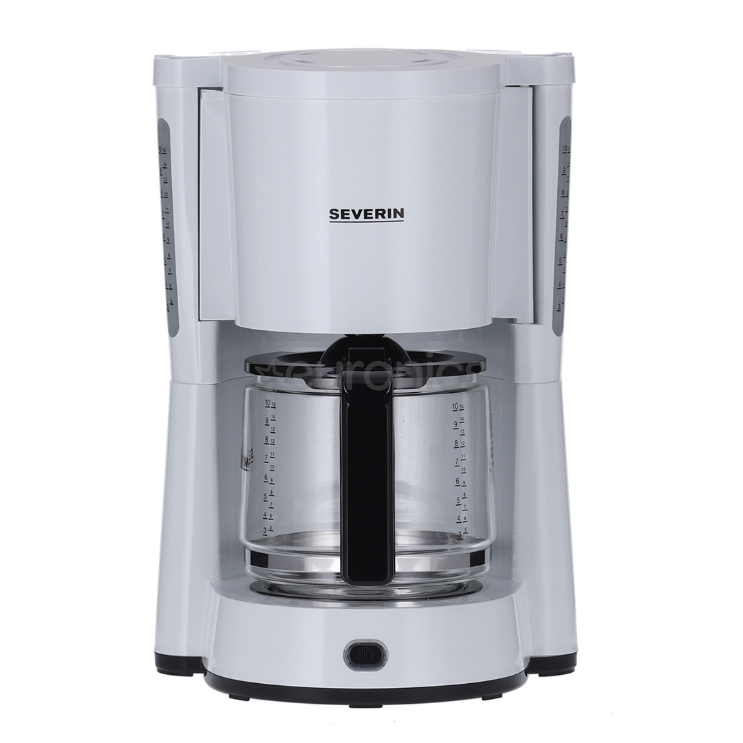 Severin, 1000 W, 10 tases, balta - Kafijas automāts ar filtru