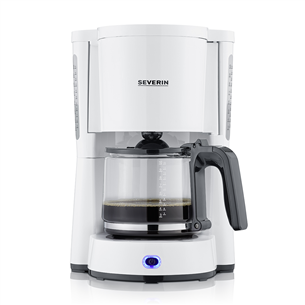 Severin, 1000 W, 10 cups, white - Filter coffee machine