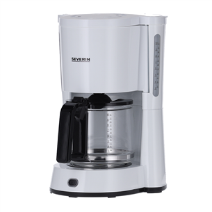 Severin, 1000 W, 10 cups, white - Filter coffee machine