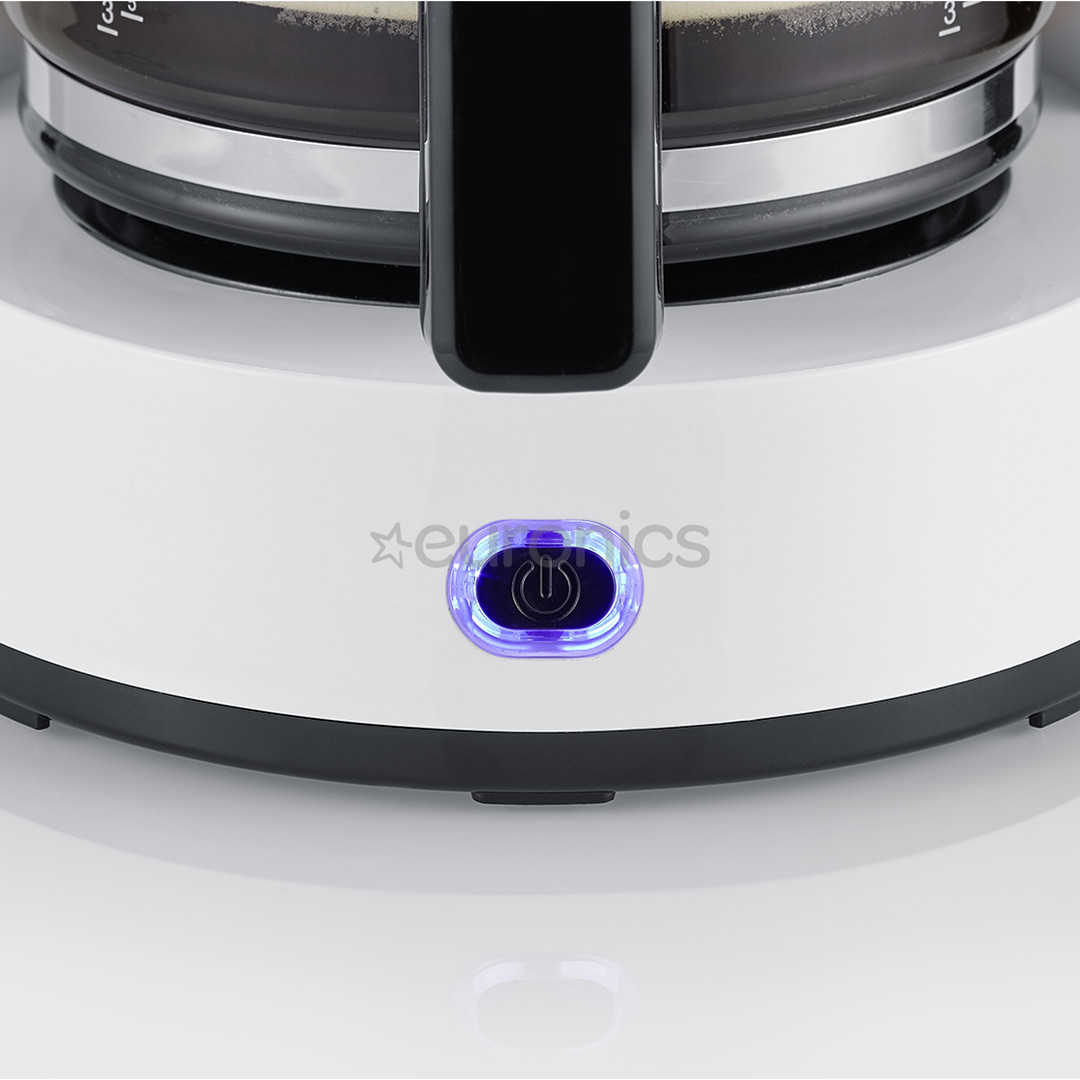 Severin, 1000 W, 10 tases, balta - Kafijas automāts ar filtru