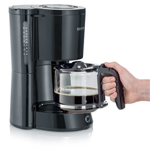 Severin, 1000 W, 10 cups, black - Filter coffee machine