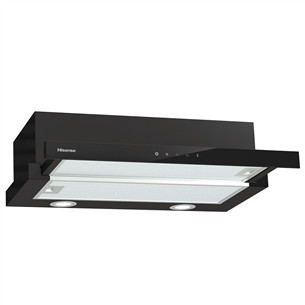 Hisense, width 60 cm, 450 m³/h, black - Built-in cooker hood MH6TL4TB