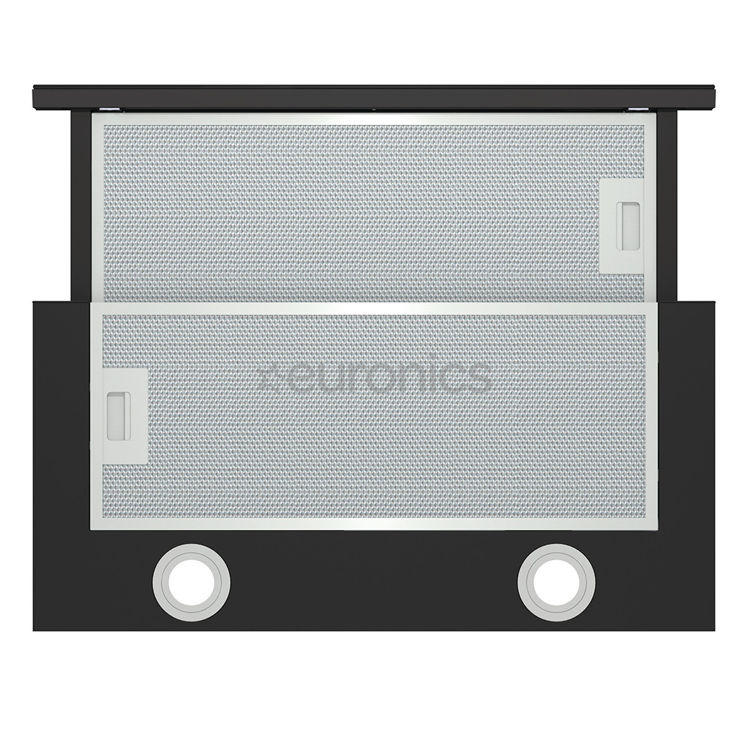 Hisense, width 60 cm, 450 m³/h, black - Built-in cooker hood