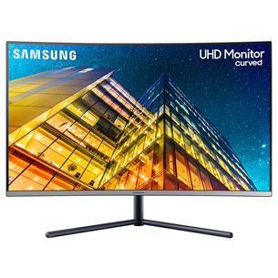 Samsung UR59C, 32'', Ultra HD, LED VA, melna - Izliekts monitors LU32R590CWPXEN