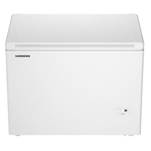 Liebherr, SmartFrost, 281 L, platums 104.5 cm, balta - Lādes tipa saldētava