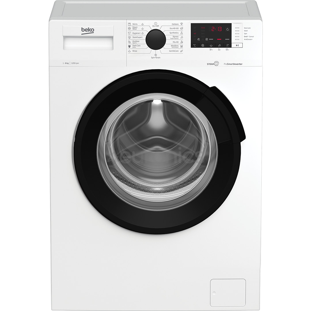 Beko, 6 kg, dziļums 44 cm, 1200 apgr/min. - Veļas mazgājamā mašīna ar priekšējo ielādi