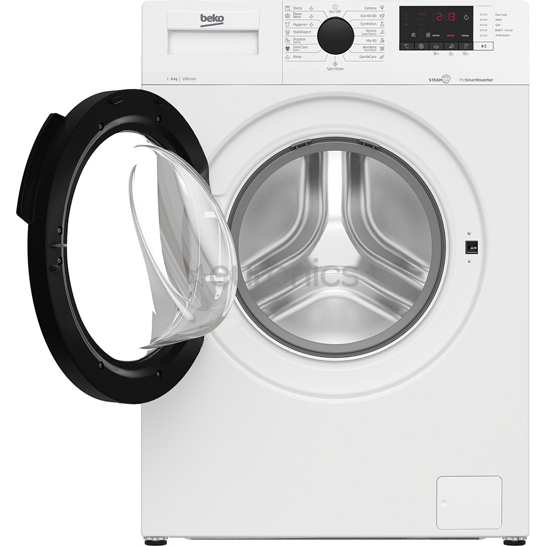 Beko, 6 kg, dziļums 44 cm, 1200 apgr/min. - Veļas mazgājamā mašīna ar priekšējo ielādi