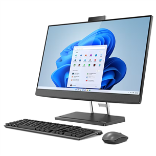 Lenovo IdeaCentre AIO 5 27IAH7, 27'', QHD, i5, 16 ГБ, 1 ТБ, темно-серый - Настольный компьютер