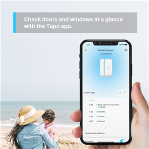 TP-Link Tapo T110, balta - Durvju sensors