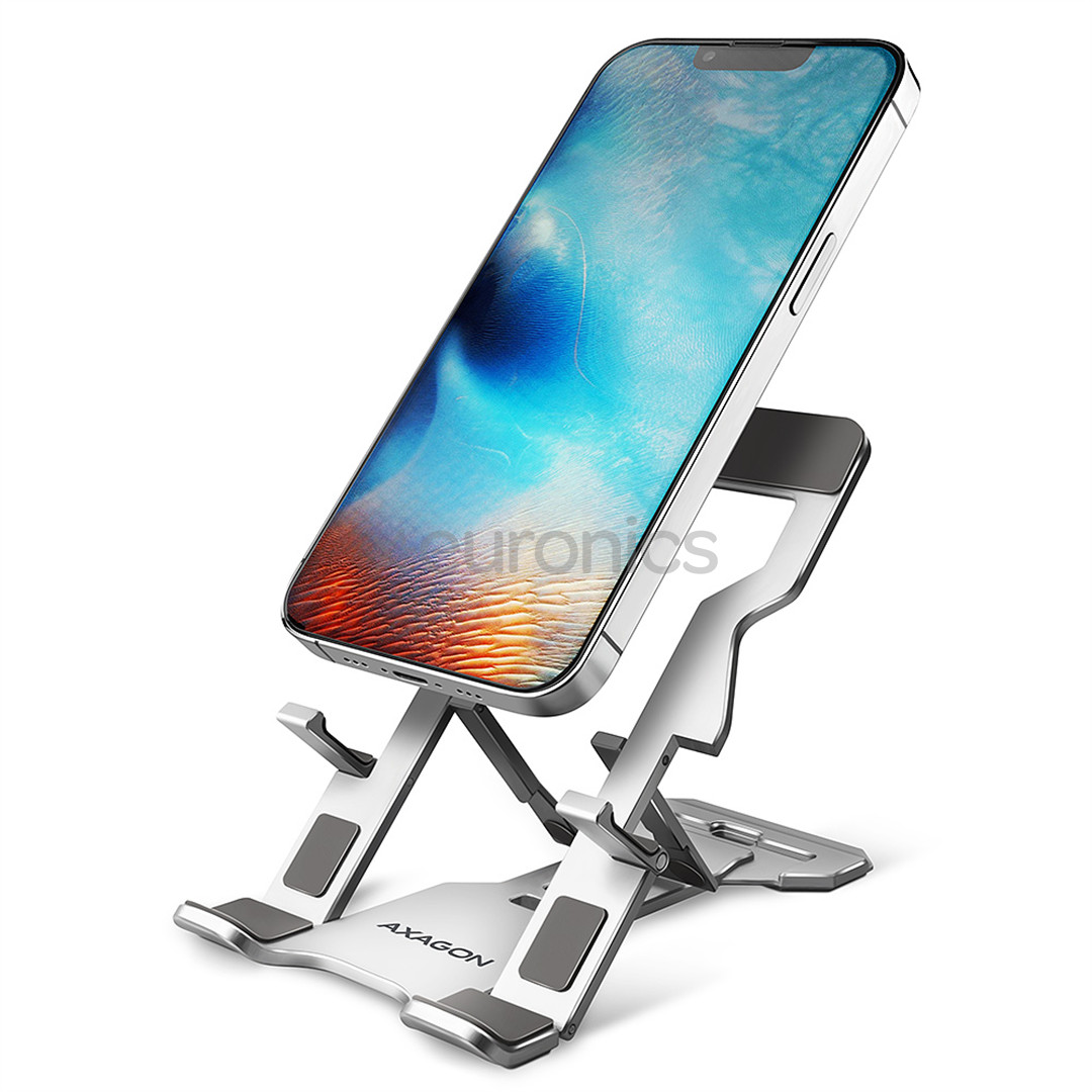 AXAGON STND-M, pelēka - Viedtālruņa statīvs