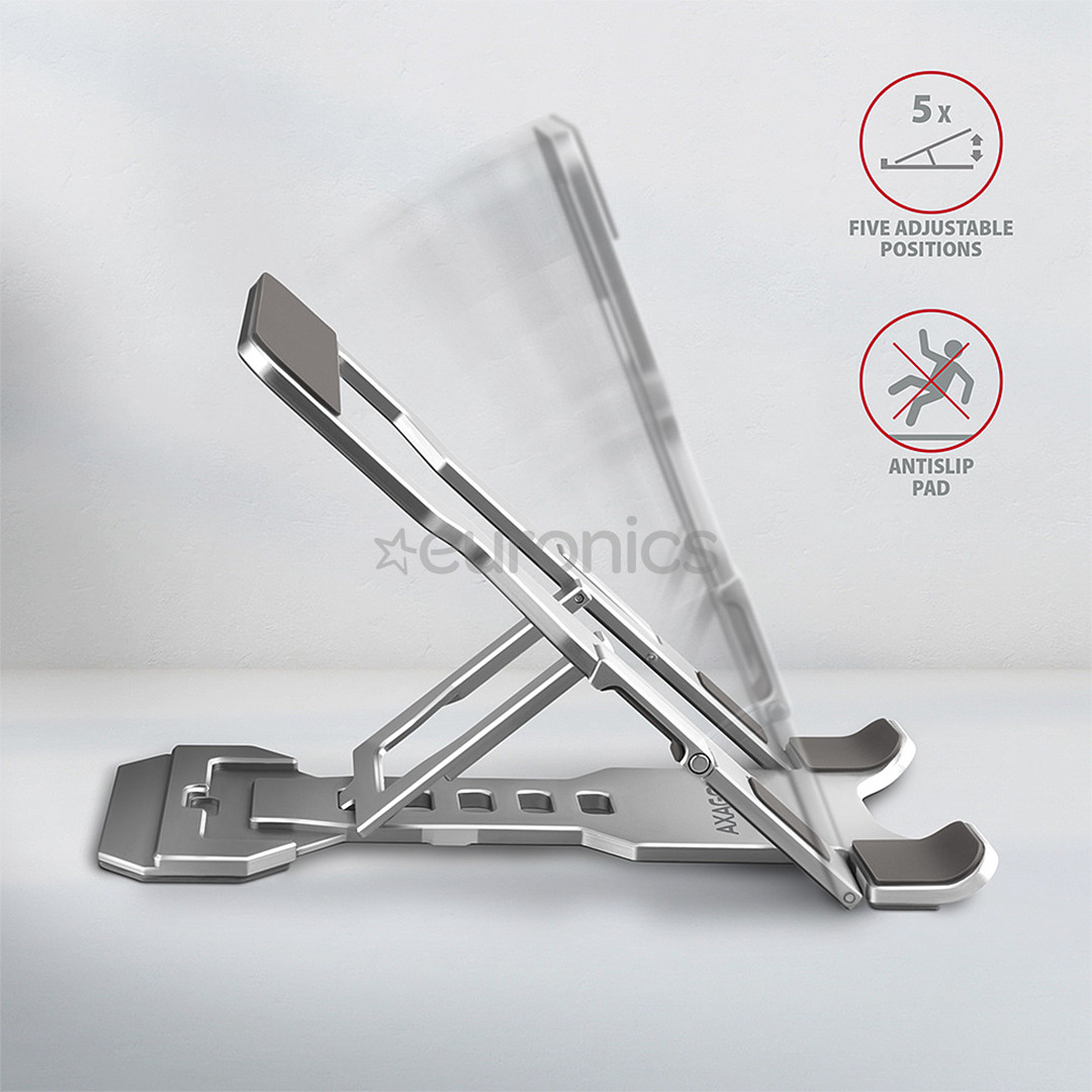 AXAGON STND-M, pelēka - Viedtālruņa statīvs