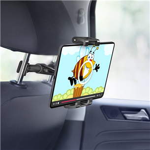 SBS Headrest Mount, līdz 12.9'', melna - Planšetdatora turētājs automašīnai