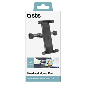 SBS Headrest Mount, до 12,9'', черный - Автомобильный держатель для планшета