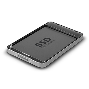 Axagon EE25-F6G Fullmetal Box, USB 3.0, pelēka - SSD diska korpuss