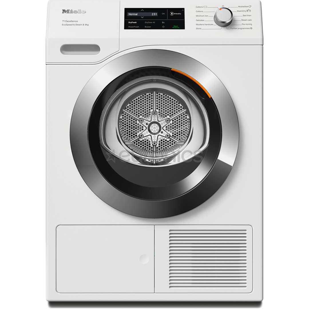 Miele EcoSpeed & Steam, 9 кг, глубина 63,6 см - Сушильная машина