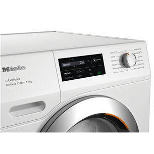 Miele EcoSpeed & Steam, 9 kg, dziļums 63.6 cm, balta - Veļas žāvētājs