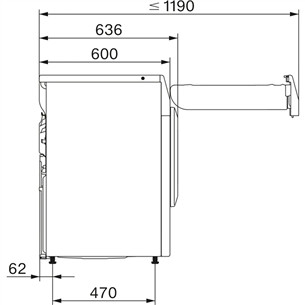 Miele EcoSpeed & Steam, 9 кг, глубина 63,6 см - Сушильная машина