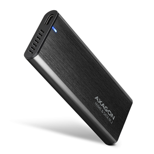 Axagon EEM2-SB2 Raw Box, USB-C, M.2 NVME, mSATA, black - SSD case