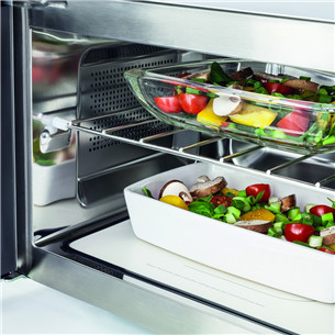 Caso MG 20 Cube Ceramic, 20 L, 800 W, sudraba - Mikroviļņu krāsns ar grilu