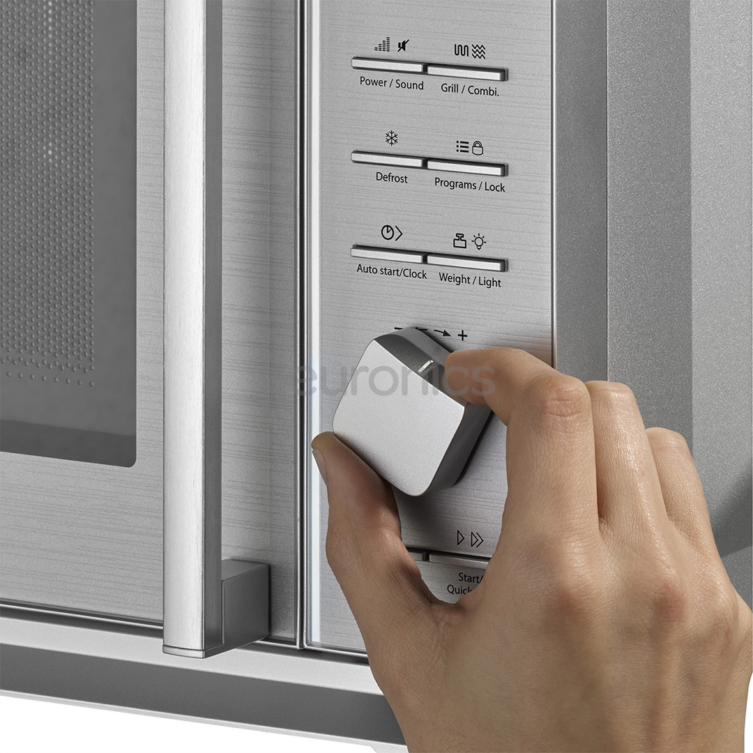 Caso MG 20 Cube Ceramic, 20 L, 800 W, sudraba - Mikroviļņu krāsns ar grilu