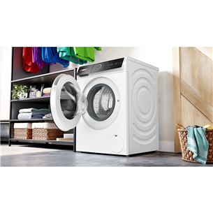 Bosch Series 8, 10 kg, dziļums 59 cm, 1600 apgr/min., balta - Veļas mazgājamā mašīna ar priekšējo ielādi