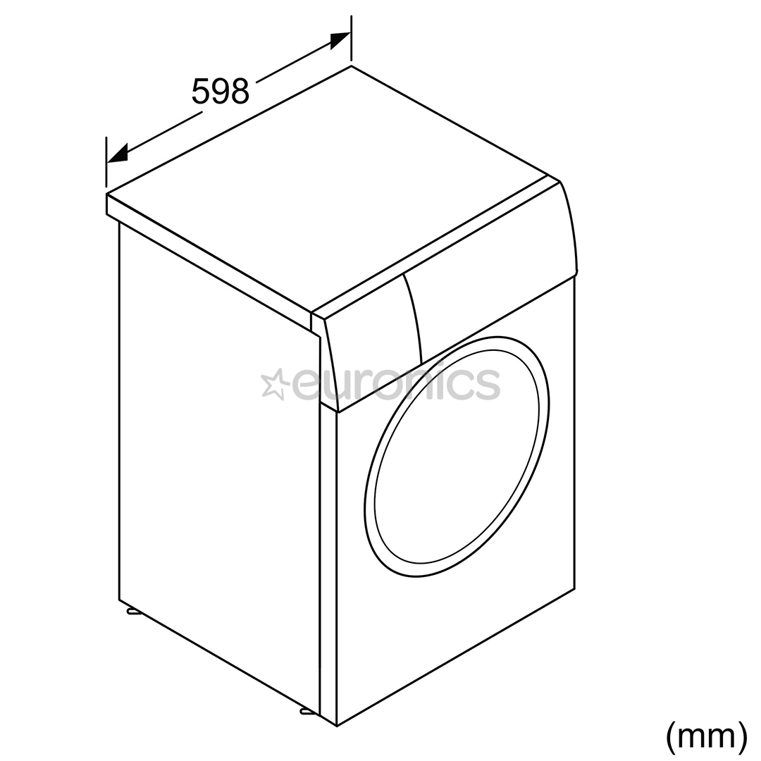 Bosch Series 8, 10 kg, depth 59 cm, 1600 rpm - Front load washing machine