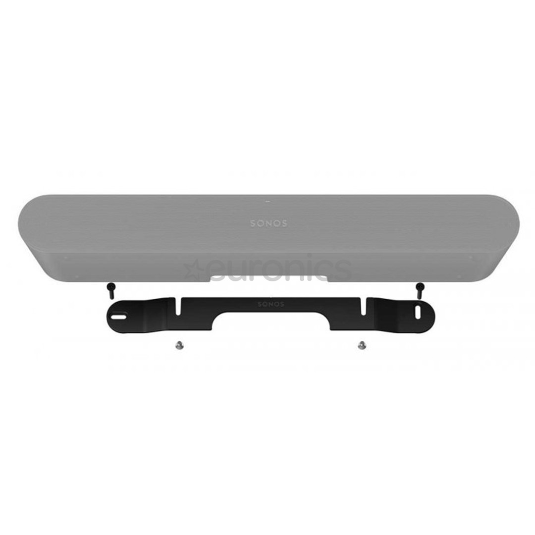 Sonos Ray Wall Mount, melna - Sienas stiprinājums soundbar skaļrunim